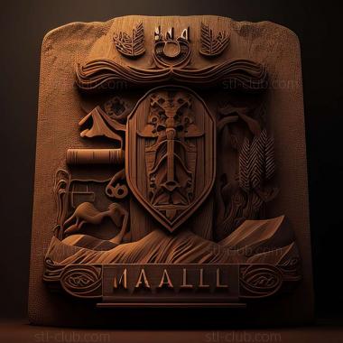 3D model Mali  Republic of Mali (STL)